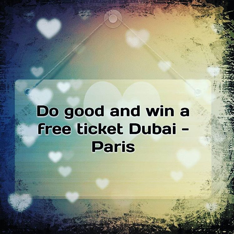 V_in_GCC's tweet photo. #Dogood, win free ticket!Follow me, post your #kindact, tag followers&amp; @V_in_GCC,name  picture #missionkindnessUAE https://t.co/KSXKI0aIYH