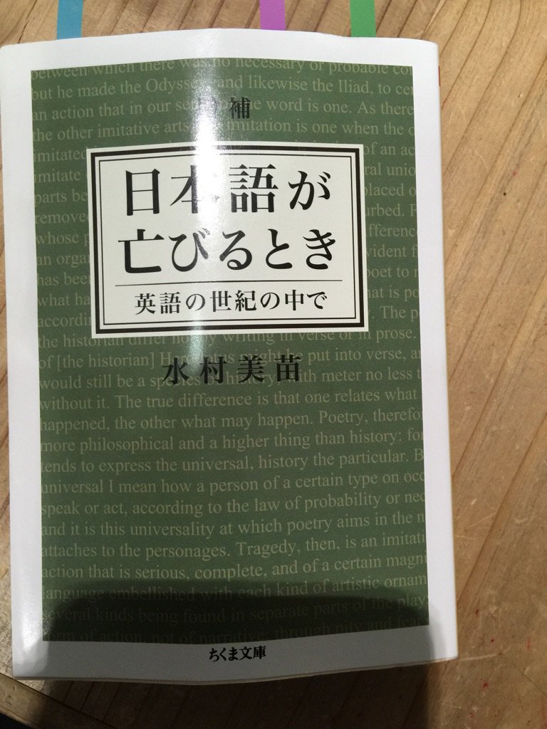 岩上安身 続き2 水村美苗氏の 日本語が亡びるとき 英語の世紀の中で も 同じく施光恒氏の取材準備の過程で読んだ 水村氏は小説 を書くために根を詰めて机に向かい続けた果てに 身体が冷え切り 自律神経の失調に陥ったという 他人事とは思えない