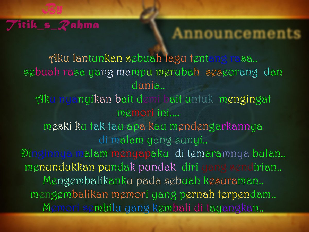 Tanrif: Kata Malam Yang Sunyi