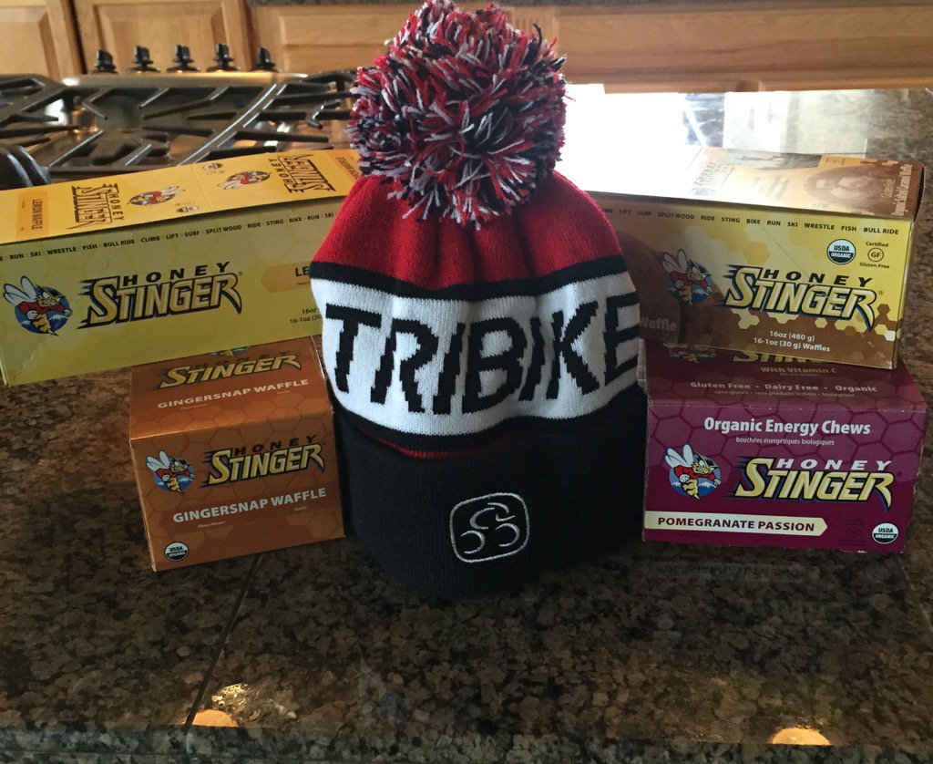 traciruns's tweet photo. I will be well fueled and warm today!! @HoneyStinger @TriBikeTransprt @hasselfree @BocoGear https://t.co/1V2TMr9Pgw
