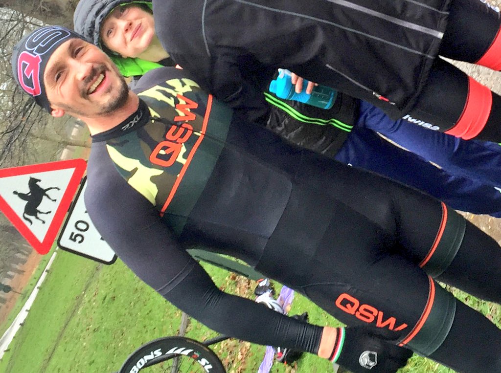 QSW_Sports's tweet photo. The #FastCamo #LongCourse #Triathlon suit being worn by @johnbrame for his #WorldRecord #training in #London. https://t.co/oeG6A2iAhM