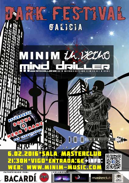MINIM_band's tweet photo. I Dark Festival de Galicia y MINIM estará allí compartiendo escenario con Mind Driiler e In.Verno. https://t.co/6wWsdL73F2
