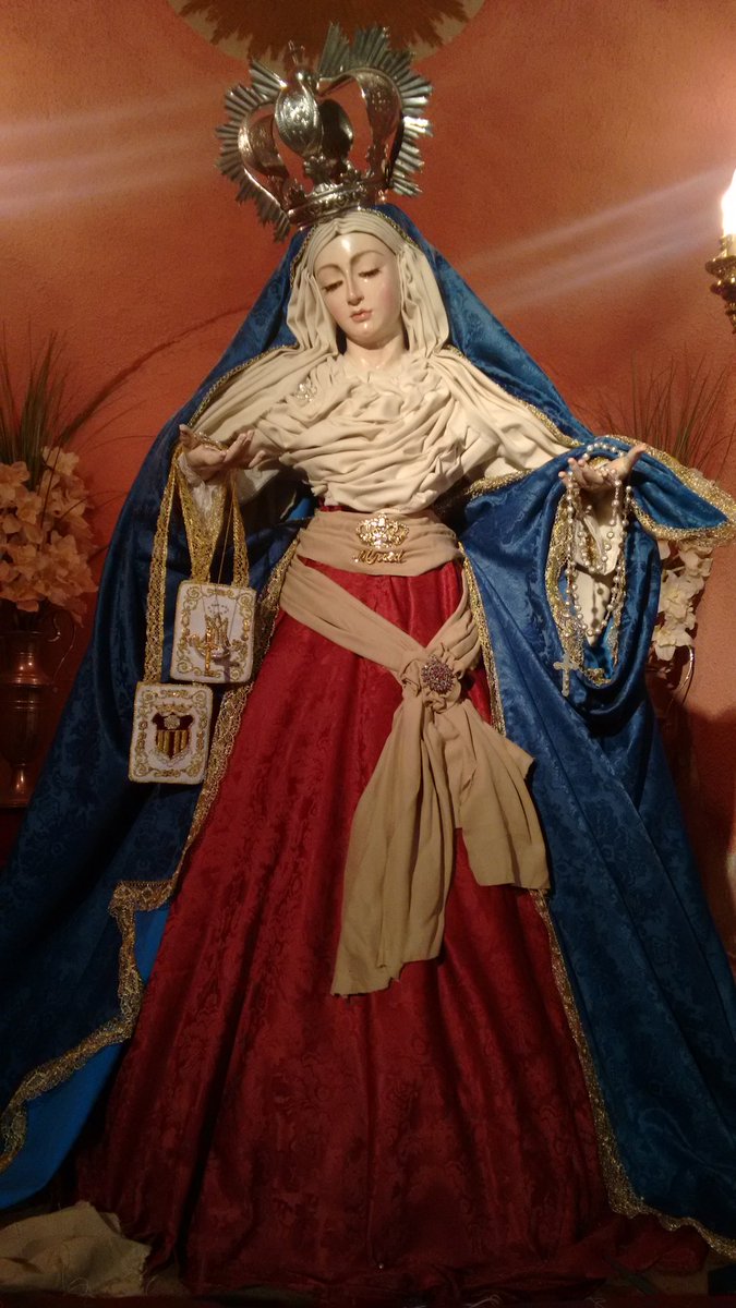 SepulcroBaza's tweet photo. Nuestra Reina de la Merced ya se encuentra vestida de hebrea para esta Cuaresma #Merced #Cuaresma2016 #hebrea https://t.co/TxLiVcSXxZ