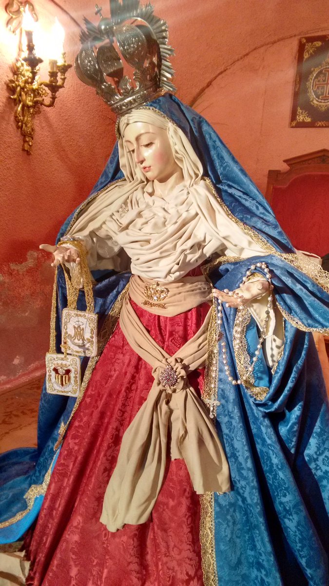 Nuestra Reina de la Merced ya se encuentra vestida de hebrea para esta Cuaresma #Merced #Cuaresma2016 #hebrea