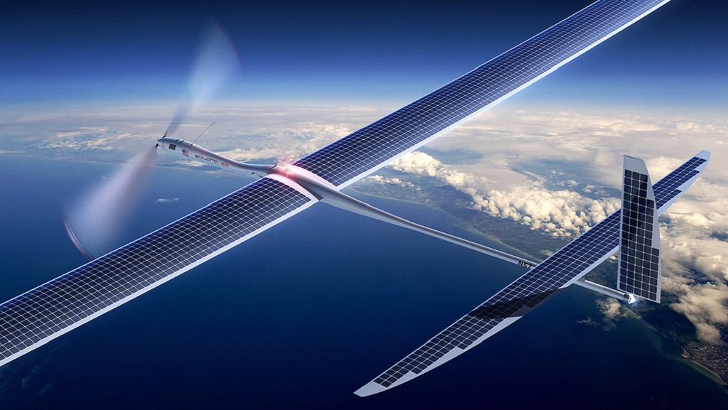 chboursin's tweet photo. #innovation Skybender : le projet de réseau 5G de #Google depuis un #drone solaire https://t.co/ApMyMHymAX v/ @01net https://t.co/nMIqJepGHx