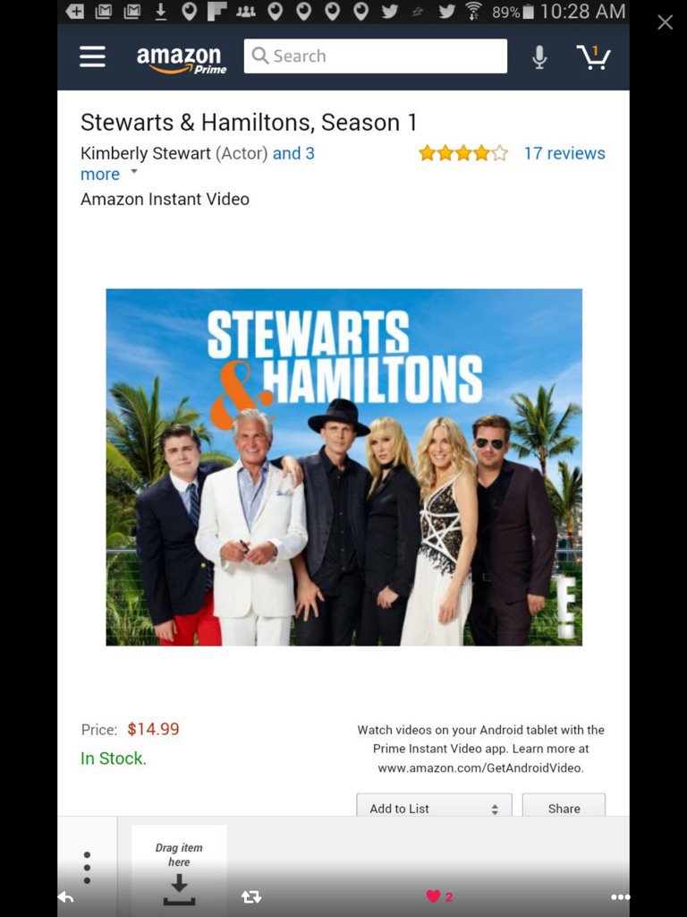 AlanaKStewart's tweet photo. S1 now avail on Amazon & iTunes! @GeorgeHamilton @kimberlystewart @ashleyhamilton @SirSeanStewart @GeorgeHamlltonJ https://t.co/KRy7N17CCX