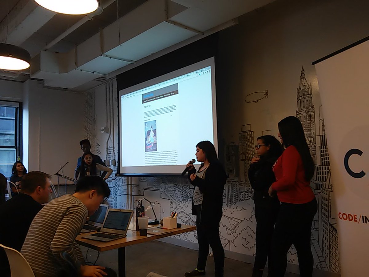 UAMediaHS's tweet photo. UAM crushing their presentation! @weareci #hackathon #codecamp https://t.co/JdOakDGJwD