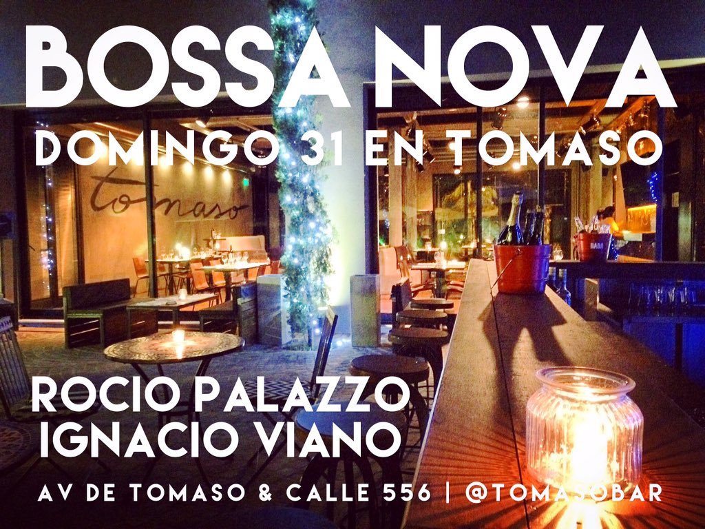 TomasoBar's tweet photo. El domingo es más lindo en @tomasobar 👌🏻 Van a estar sonando los covers de #BossaNova en vivo 🎤🎸🍕🍻 https://t.co/RnAhkMsXn0