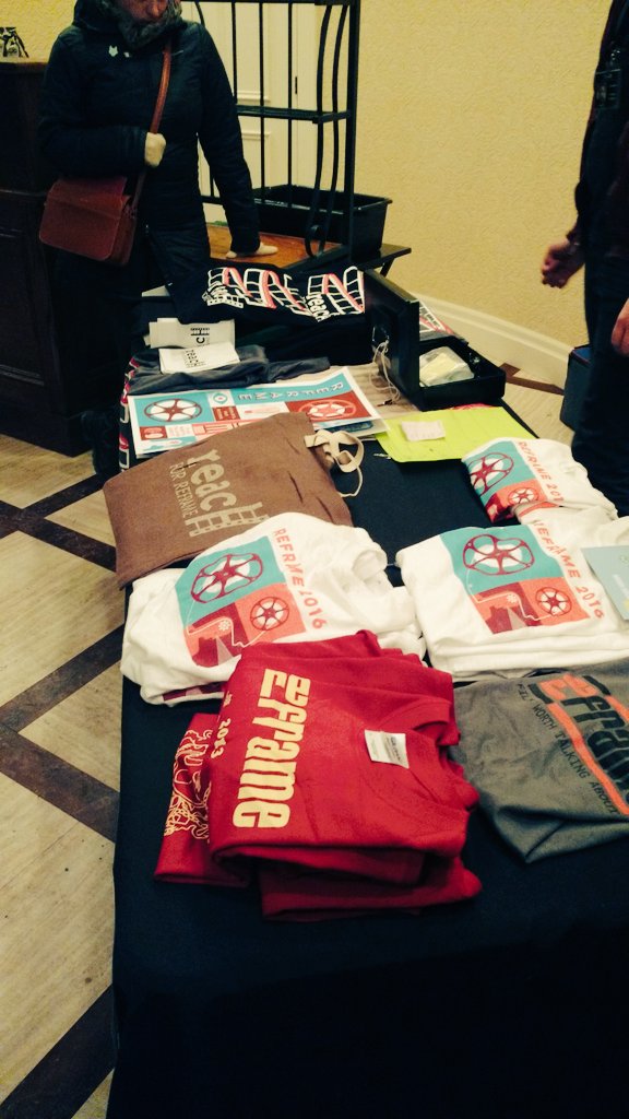 Mbongenz's tweet image. Incase you were wondering where to get a snazzy @reframefilmfest shirt, u can find them @PTBOShowplace #ReFrame2016