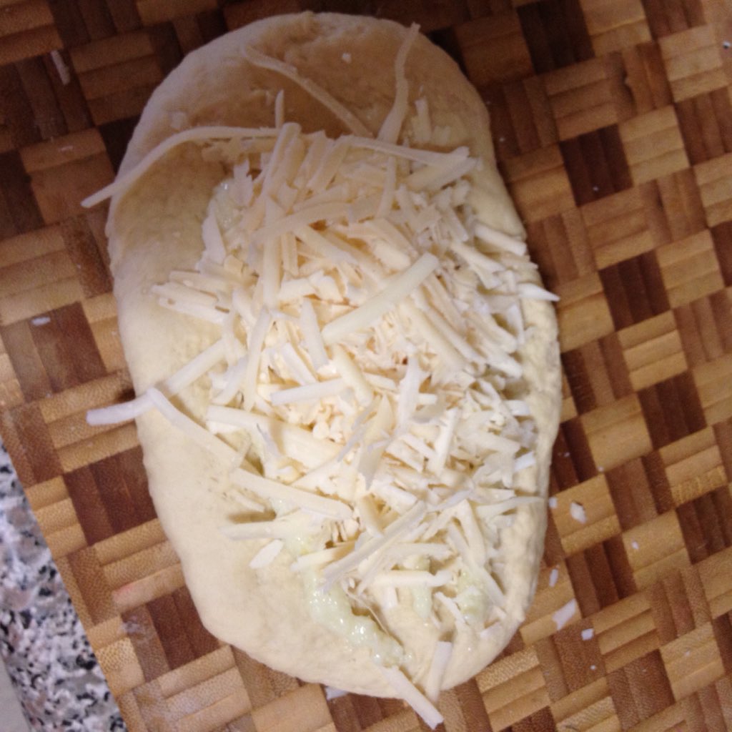 kmmaher's tweet photo. Going a little off-script and making garlic-Parmesan and cinnamon sugar pretzels for #RomBakeOff https://t.co/WOVzdWbqnk