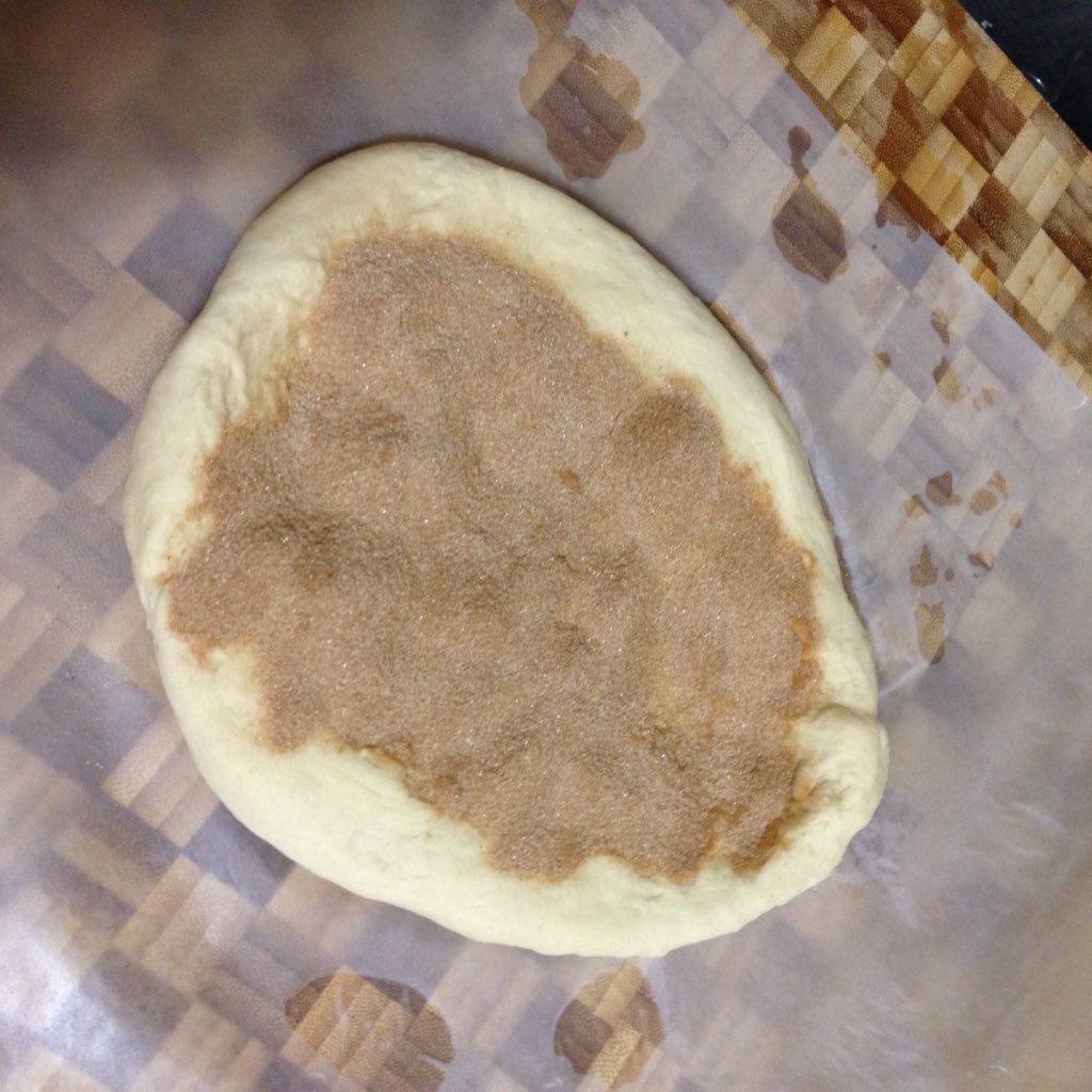 kmmaher's tweet photo. Going a little off-script and making garlic-Parmesan and cinnamon sugar pretzels for #RomBakeOff https://t.co/WOVzdWbqnk