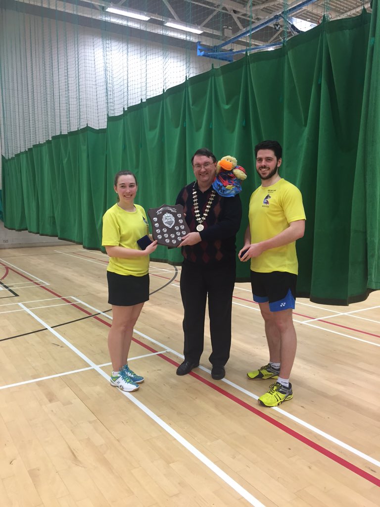 UlBad_minton's tweet photo. Congrats to James on reaching the final in Doubles + Fearghal  &amp; @AineLenighan winning the Mixed Juniors #HonUL https://t.co/Q0YIiYzSmX