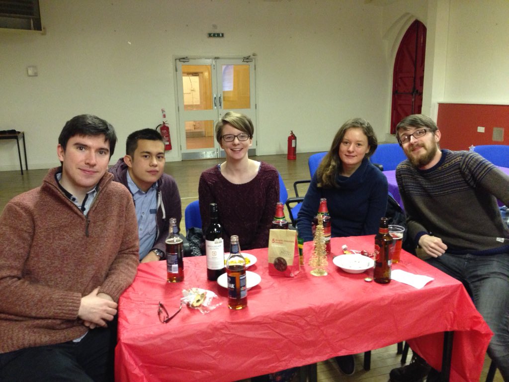 Thanks to everyone who attended our #quiznight. Here is a picture of the winning team! #dmucatholic #hxfactor