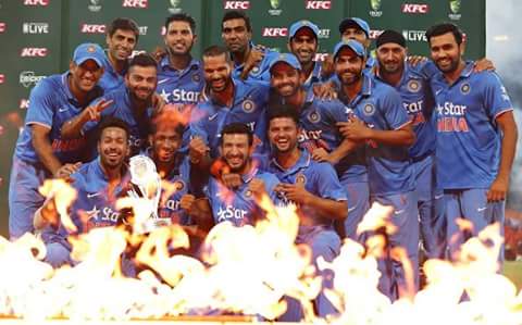 HardikNamdev2's tweet photo. Congratulation #TeamIndia A perfect Victory. https://t.co/x5RcuY039d