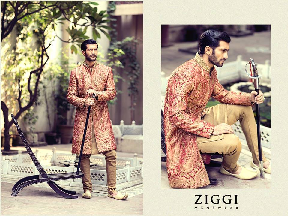 FreeRangeMegg's tweet photo. Majestic groom wear by Pakistani designer Ziggi | Model Shahzad Noor 🇵🇰🔥 🔥
#Fashion https://t.co/rBUeV2f5bK