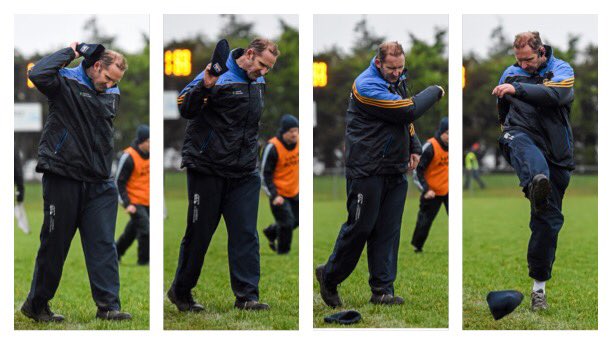 sportsfilesteve's tweet photo. Roscommon manager Fergal O'Donnell reacts to a late Conor McManus goal to seal a win for Monaghan #ROSvMON https://t.co/ZZ5IDOMafa