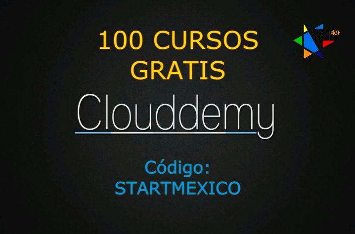 100 #cursos gratis en <a href="/Clouddemy/">Clouddemy</a> cortesía de <a href="/StartMexico/">Start México</a> en su entrevista por #Telefórmula