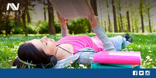InnovaTuLectura's tweet image. #SabiasQue Leer elimina el estrés en las personas. #Lectores #SmartReading