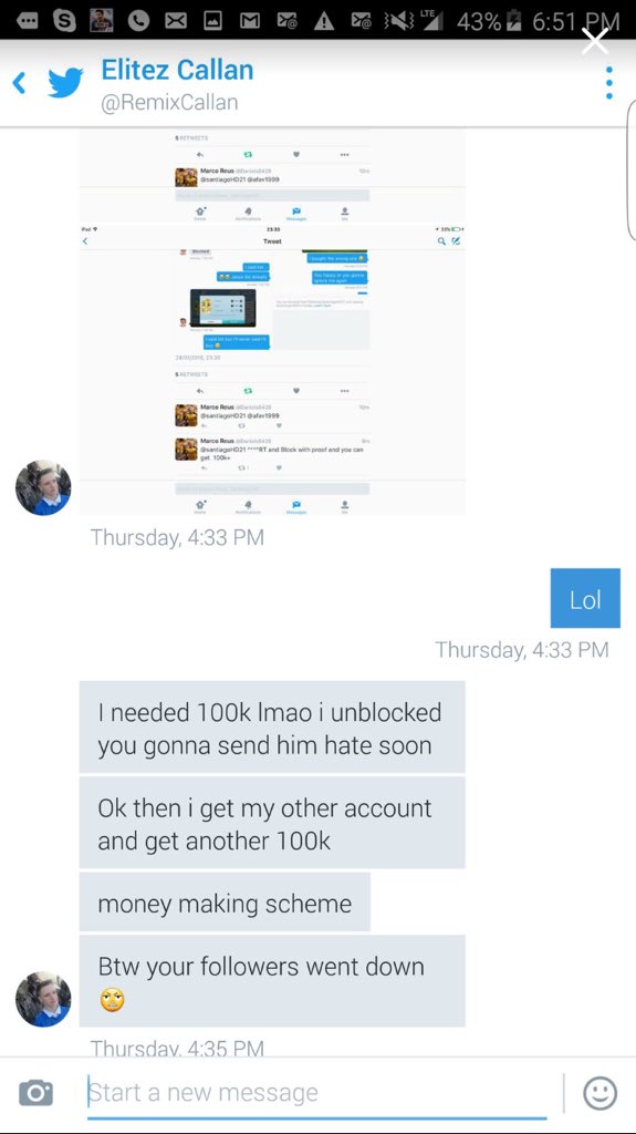 Fut_Cop2016's tweet image. SCAMMER ALERT @santiagoHD21 and @ElitezCallan SCAMMED ME ON MY MAIN BLOCK THEM AND RT OR YOU'RE NEXT