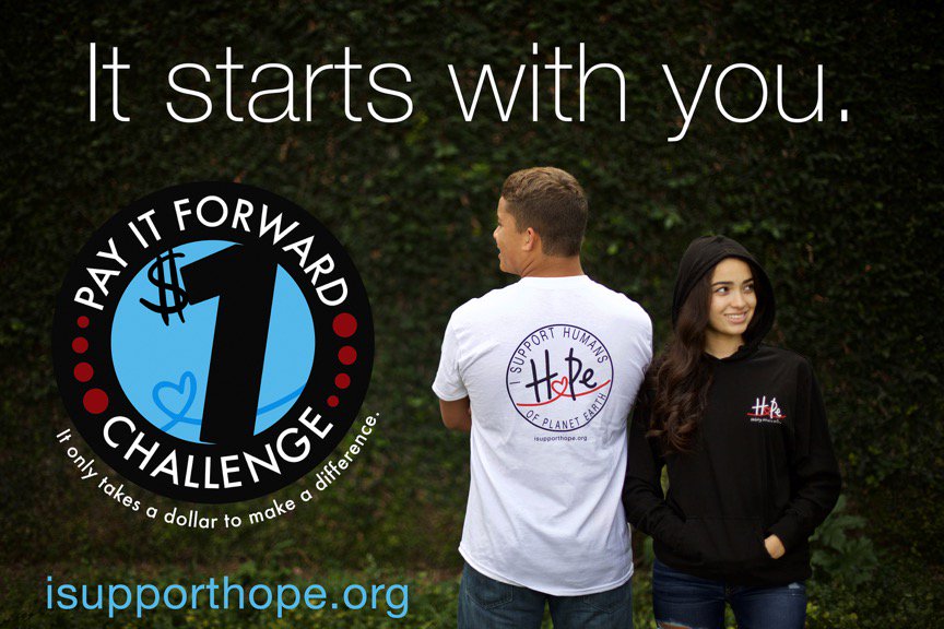 I_support_HOPE's tweet photo. Pay it Forward for only ONE DOLLAR &amp; be entered to win $500!! #itpaystodogood https://t.co/gqf8qDC5zq
