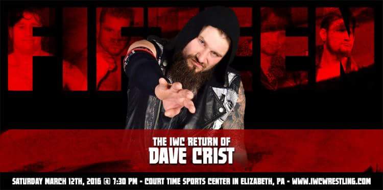 IWCwrestling's tweet photo. Returning to compete at IWC's 15 year anniversary will be none other than @OIFK1324! https://t.co/KQXCRtPOGB