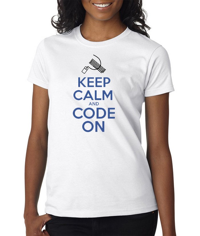CoderTees's tweet image. #KeepCalm and #code on :)