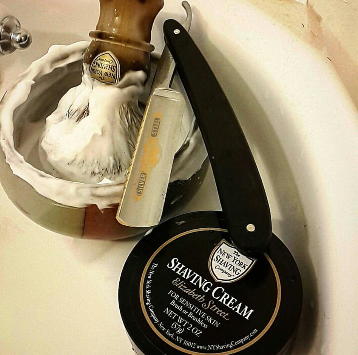 NYShavingCo's tweet photo. @jworkz01 Glad you are loving our shaving brush and shaving cream. Enjoy! #barberbox. @bespokepost https://t.co/CVvBCApUxE
