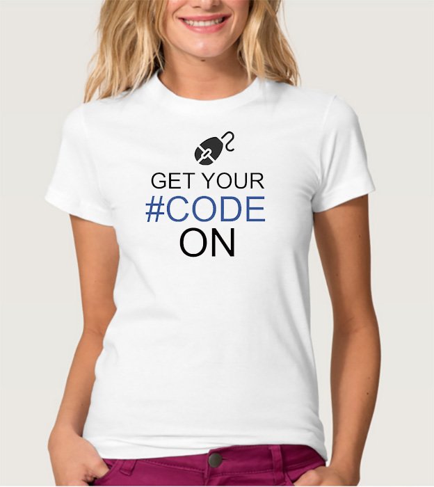 CoderTees's tweet image. Women's limited edition "Get your #code on" t-shirt.. teespring.com/new-get-your-c… #GirlsWhoCode