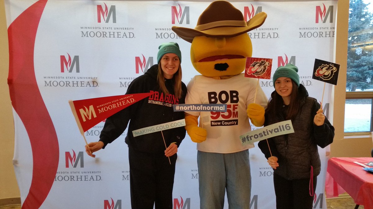 MSUMEngagement's tweet photo. Final post of great time at #almost3K from #Frostival16! @MSUMoorhead #DragonPride https://t.co/7h8XSrnCBW