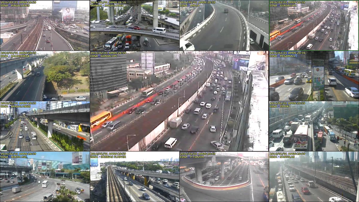 News5PH's tweet photo. Traffic View of EDSA as of 9:28 AM. | via @MMDA https://t.co/4i1cbfReL6