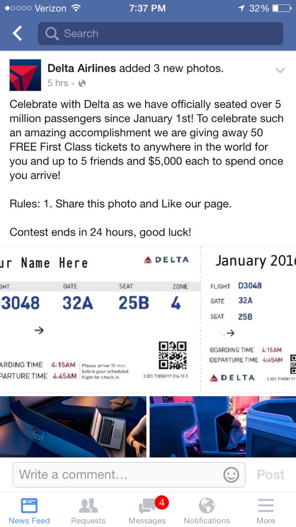 lpmonky's tweet photo. @DeltaAssist is this for real? Or fraud? https://t.co/vTpfiuHQQx