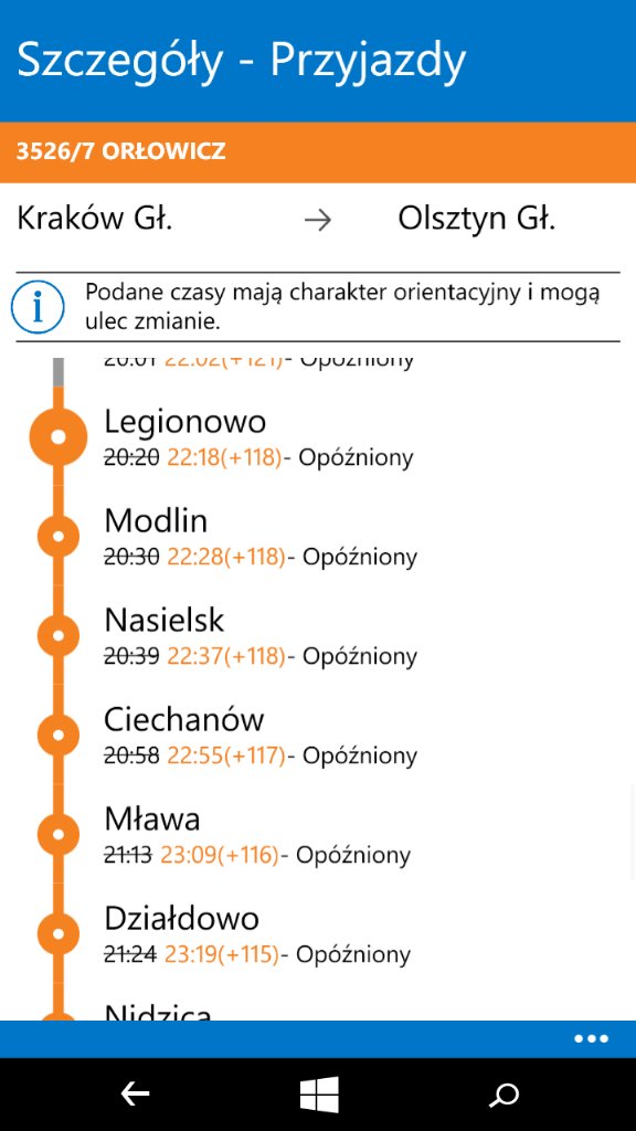 panipiotrowska's tweet photo. niby nie 190 minut jak poprzedni pociąg, no ale jednak... :( https://t.co/N2tAZnNhRx