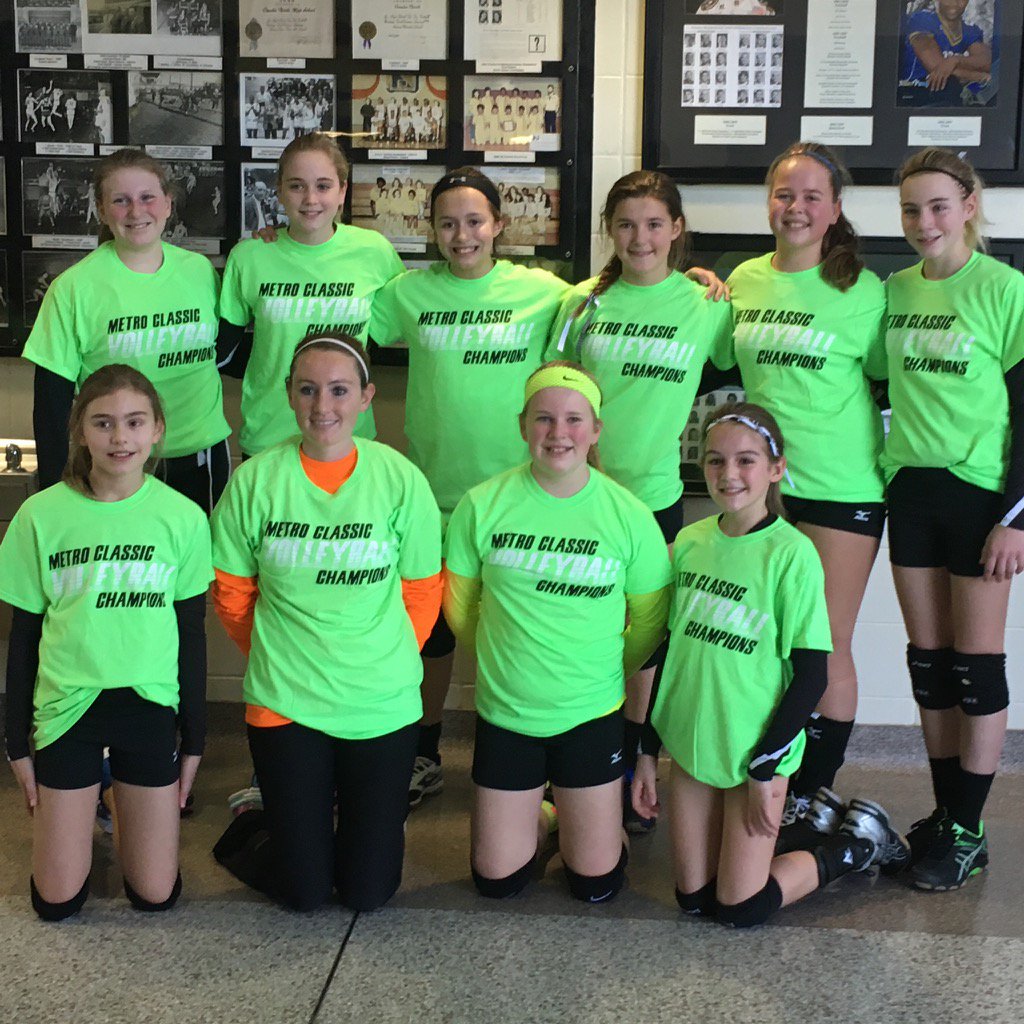 robambrose42's tweet photo. And the Metro Classic Champs are.... Great job girls!!! #attackvb https://t.co/LUvaFEwzt6