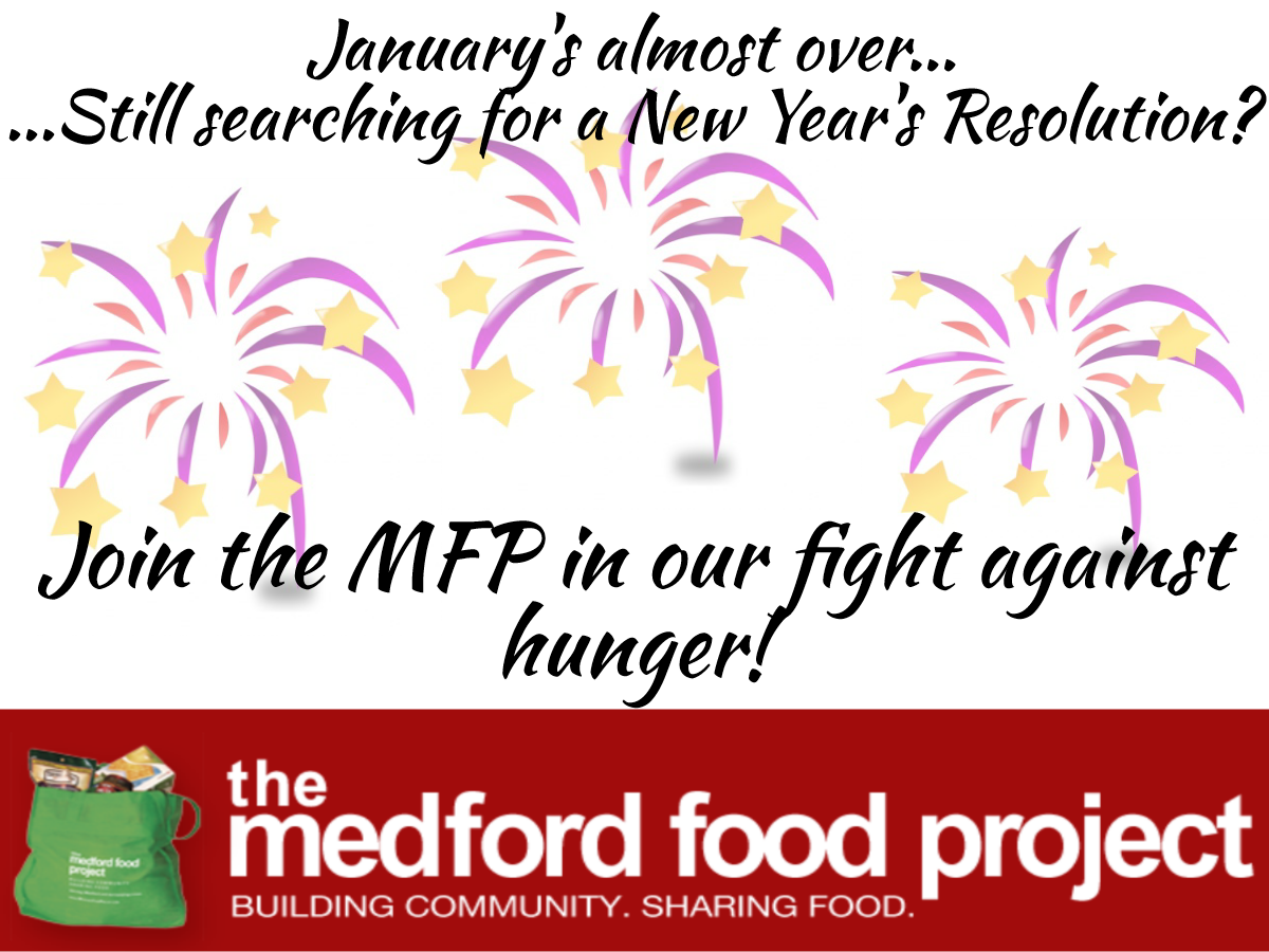 Help Fight Hunger! Build Community! Join MFP! #DoSomethingWonderful #FeedMedford #SocialGood #BuildCommunity