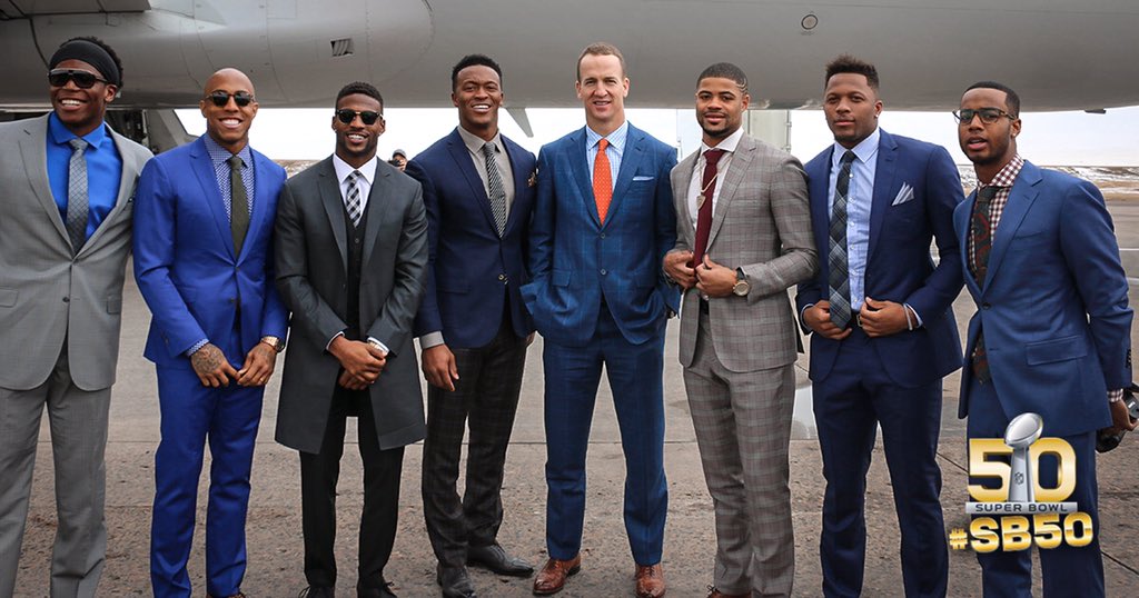 Broncos's tweet photo. Bound for our second Super Bowl in three seasons. #SB50 https://t.co/3a1BfXQYog