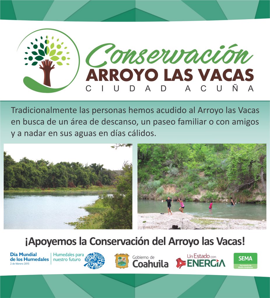 SMACoahuila's tweet photo. #Coahuila actúa a favor  de la conservación de los ríos y arroyos @rubenmoreiravdz @CONANP_mx @SEMARNAT_mx https://t.co/3g5EzPkxgh