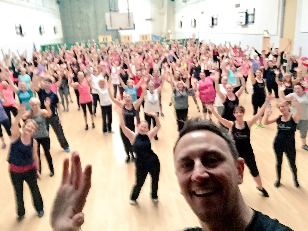 ianwaite's tweet photo. Wow! 187 people in the North East came to @Fit_Steps with me! @FitStepsFAB #wyeaye ❤️ https://t.co/3xnbHIGt3t
