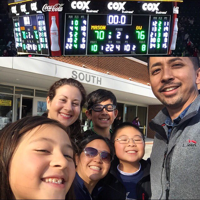 rjcsalinas's tweet photo. Raise high!!! GW beat George Mason by 6 points! Great game - go Colonials! #raisehigh #gwu @GW_MBB https://t.co/TjJqmBGBNJ