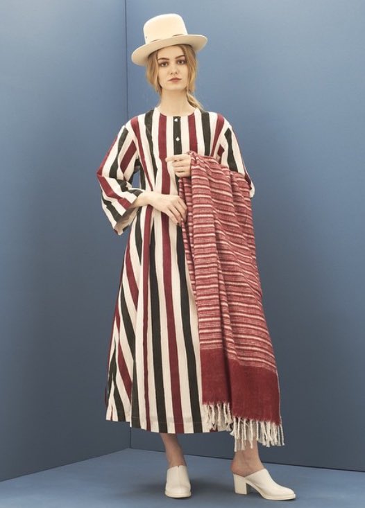 RENLISU's tweet image. Our cotton dress and yak wool throw @RENLISU #AW15 #fashion