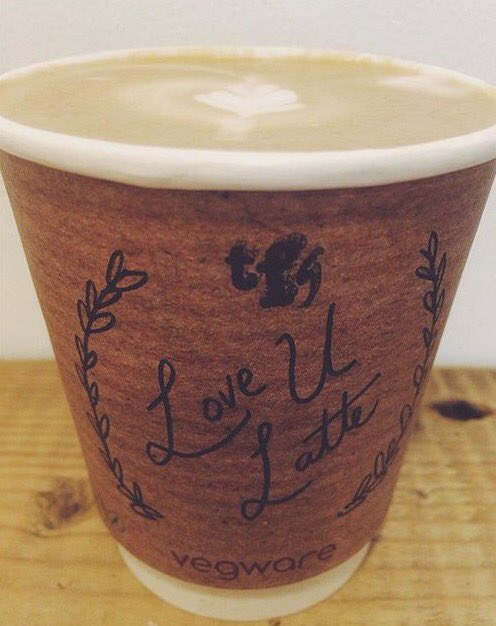 Find one of these unique coffee cups when you takeaway and have it in us. Between now and Valentines Day x