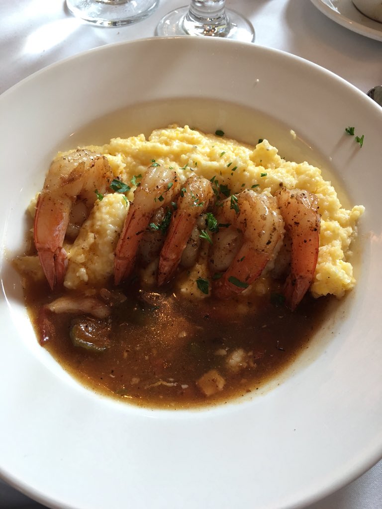 brbrunches's tweet photo. Shrimp and Grits from @Galatoires_BR. BRBrunch had a great brunch! #galatoiresbistro #brbrunch #batonrougebrunches https://t.co/XEcN6kmc9l