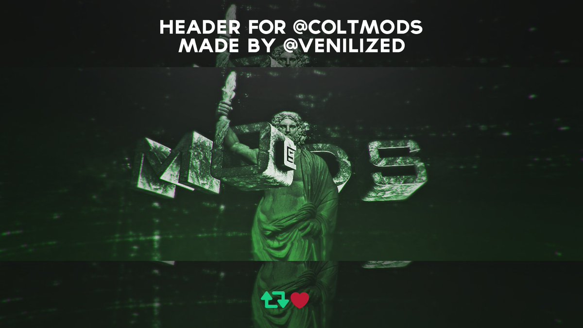 VenRT's tweet photo. 4TH RESPONSE | HEADER FOR @ColtMods RT/LIKES APPRECIATED! #ColtDRC @Praysio @ColtSamR https://t.co/6FtaznXevG