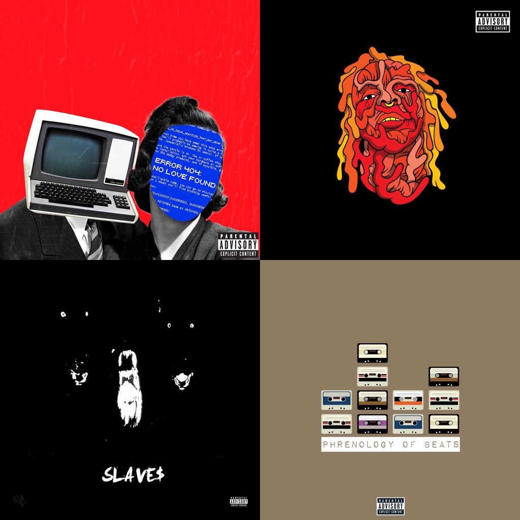 IAmBrandonBeats's tweet photo. Here are the releases racked up for February. 404: No Love Found. Slime. Slave$. Phrenology of Beats. #ClassicTapes https://t.co/X2R1C7q13B