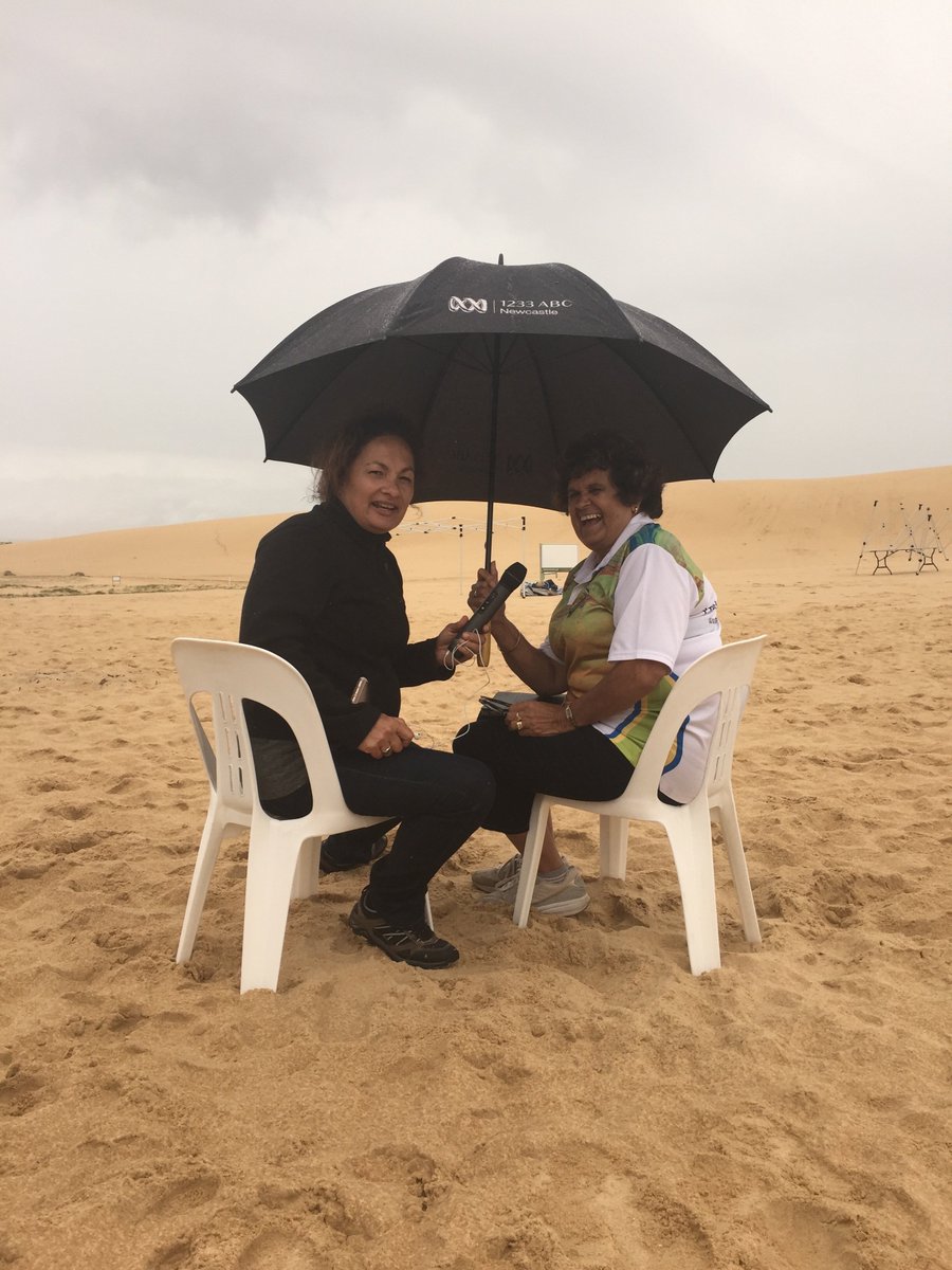 jillemberson's tweet photo. We're out in the sand dunes of the Worimi Conservation Lands for #MeetMob at 10.30. Meet Bev Manton @1233newcastle https://t.co/cgasukdktj