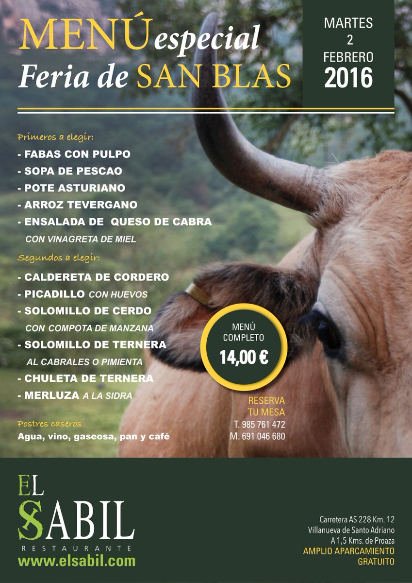 Se aproxima la feria de San Blas en Proaza, martes 02 de febrero.