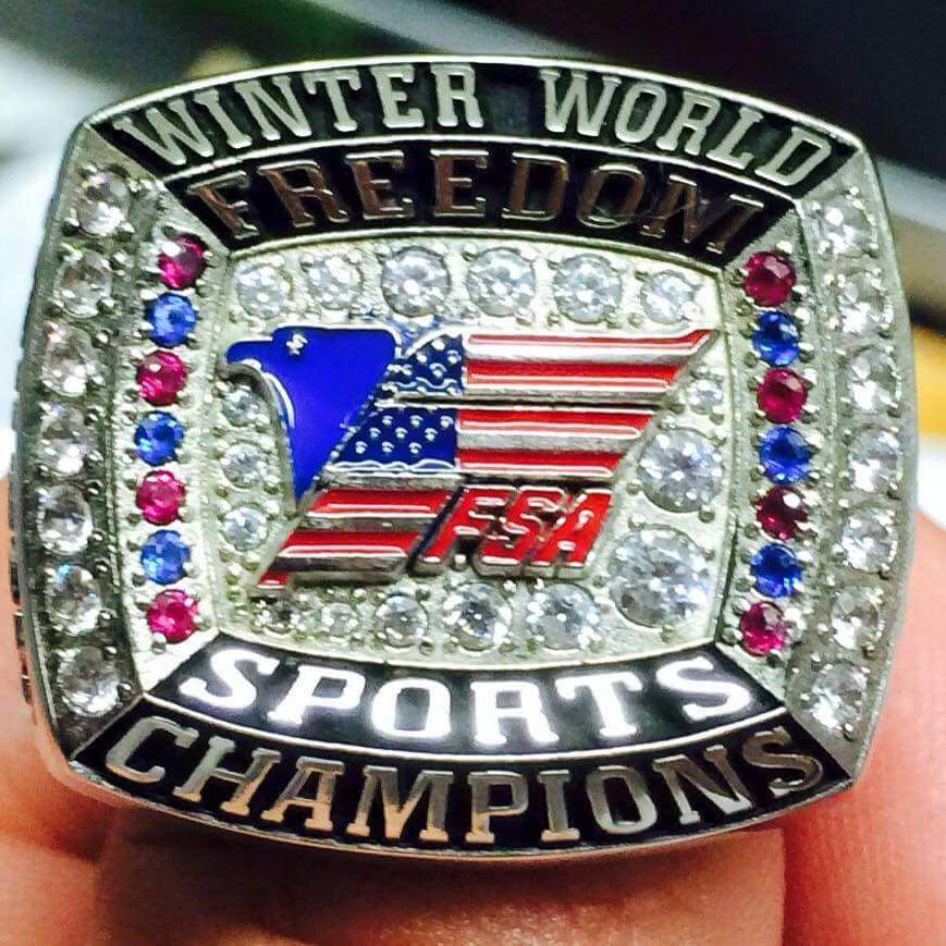 JLSilva_18's tweet photo. Freedom Sports Winter World softball champions.. Next Time softball, NC. #AllIDoIsWin #Champions #RingsBaby https://t.co/XF0LsW0i6G