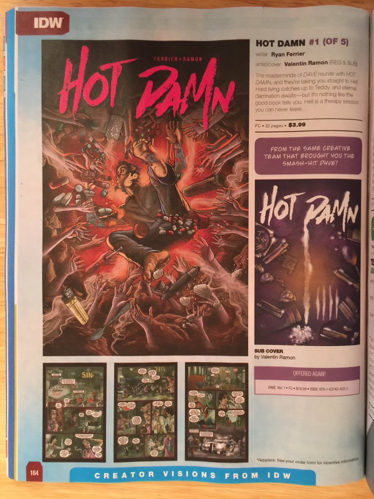 kvl_bye's tweet photo. HOT DAMN by @ryanwriter & #ValentinRamon! D4VE team reunited -- yes please!! #ComicPreorder https://t.co/zszrWYrZYs