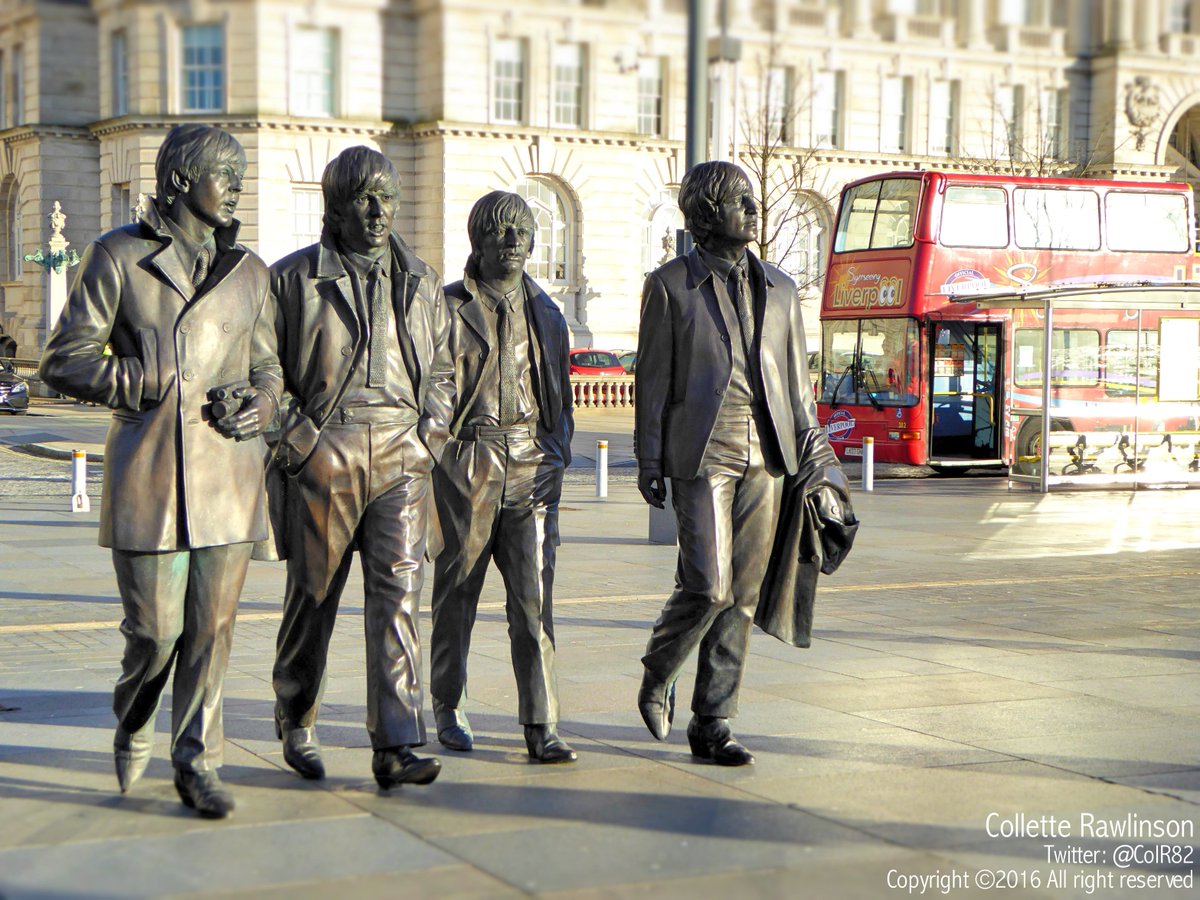 ColR82's tweet photo. The lads, going for an evening stroll @OMCLpool @itsliverpool @VisitLiverpool @lpoolwaterfront  #Liverpool #Beatles https://t.co/wZDH9xfLzc