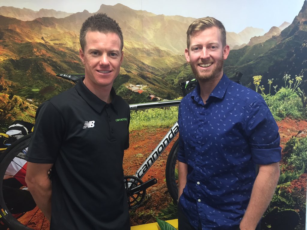 Caught up the the <a href="/CannondaleAU/">CannondaleAU</a> guys at <a href="/MonzaCycling/">MonzaImports Cycling</a> this morning. Great guys and awesome bikes!! <a href="/cannondalePro/">Cannondale Pro</a>