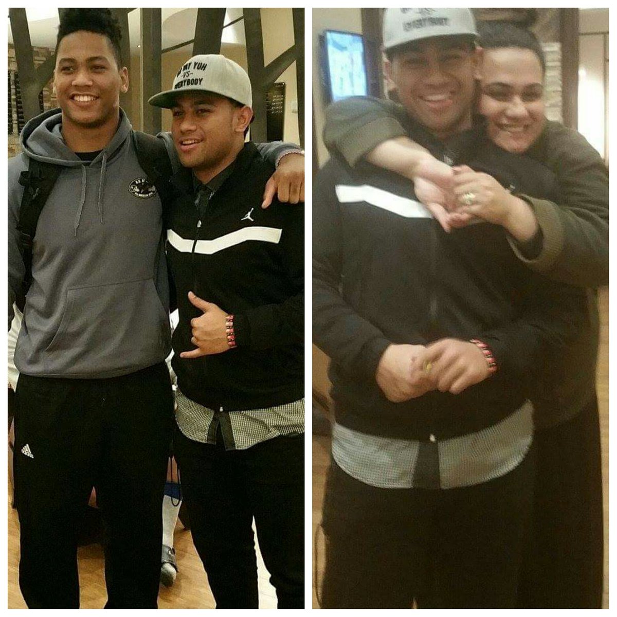 fifitalisa's tweet photo. Cali famz reunite @ the Y... BJ, got a chance to show off BYU to Mique &amp; got his big ole hug from Auntie Tasha! https://t.co/1SI42qJlCw